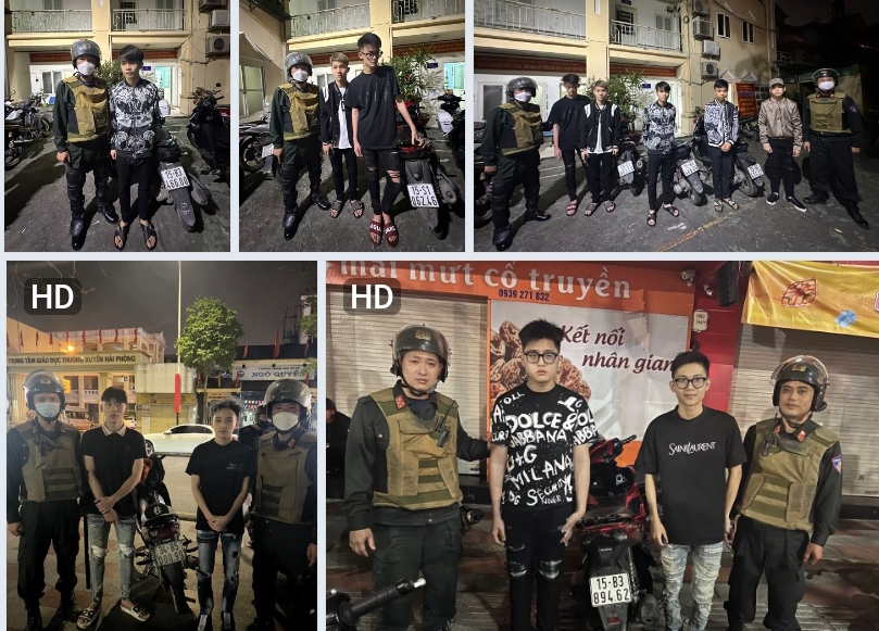 Phòng Cảnh sát cơ động: Xử lý 6 thanh thiếu niên vi phạm trật tự an toàn giao thông đêm 30.3.2024